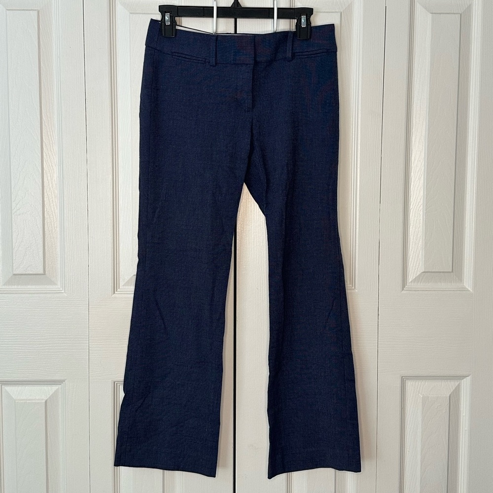 Loft Petite Marisa Trouser Pant 0P Blue Navy